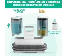 Dulkių siurblys HAUSHOF kilimų ir apmušalų valymo įrenginys StainZapper Pro, 450 W, 1.5 l talpa