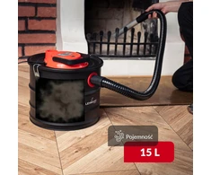Dulkių siurblys LEHMANN pelenų siurblys 15 l, 800 W su HEPA filtru ir pūtimo funkcija LTOAV-0815
