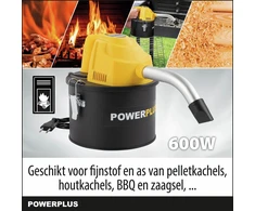 Dulkių siurblys POWERPLUS pelenų siurblys 600 W, 4 l su HEPA filtru POWX3004