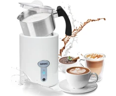 Duronic automatinis pieno putų plakiklis ir šildytuvas 500 W, 500 ml, MF500 WE