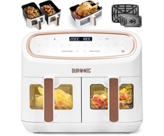 Duronic karšto oro gruzdintuvė 10 l, 2400 W, dviejų zonų, AF34 WE