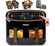 Duronic karšto oro gruzdintuvė su dviem zonomis 10 l, 2400 W, AF34 BG