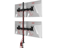 Duronic keturių monitorių stalinis laikiklis 13–27 col., VESA 75/100, iki 8kg, DMT254
