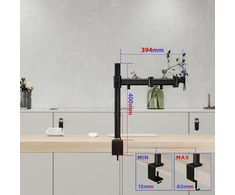 Duronic monitoriaus ir televizoriaus laikiklis 13–27 col., iki 8kg, VESA 75/100, DM251 × 3
