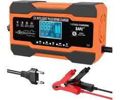 EAFC automobilinis akumuliatorių įkroviklis 12 V 12 A su LCD ekranu Rj-C121201A