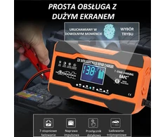 EAFC automobilinis akumuliatorių įkroviklis 12 V 12 A su LCD ekranu Rj-C121201A