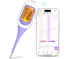 Easy@Home bazinis termometras su Bluetooth, apšviečiamu ekranu ir Premom programėle EBT-300