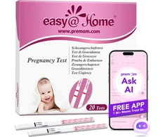 Easy@Home nėštumo testų juostelės hCG 10 mIU/ml, 20 vnt., EZW1-S:20