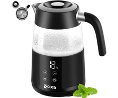 ecosa elektrinis virdulys su temperatūros reguliavimu 1,7 l 2200 W EO-699