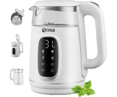 ecosa elektrinis virdulys su temperatūros reguliavimu, 1,7 l, 2200 W, EO-697