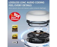 Edifier belaidės ausinės ant ausų, ANC -45 dB, LDAC, Bluetooth 5.4, 94 val. veikimo laikas, W830NB