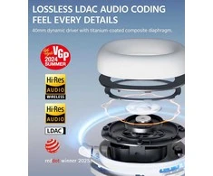 Edifier belaidės ausinės ant ausų su ANC, LDAC Hi-Res, Bluetooth 5.4, 94h veikimo, W830NB