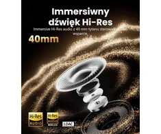 Edifier belaidės ausinės su aktyvia triukšmo slopinimo sistema, Bluetooth 5.4, Hi-Res, LDAC, ES850NB