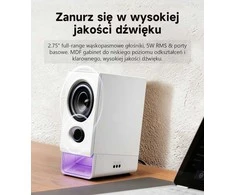 Kompiuterio kolonėlės Edifier kompiuterinės kolonėlės Bluetooth 6.0, USB, 2.75 colio pilno diapazono garsiakalbiai, 5 W, R20BT