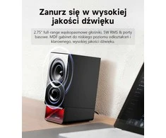 Kompiuterio kolonėlės Edifier kompiuterinės kolonėlės su USB, Bluetooth 6.0, 5 W RMS, MDF korpusu, R20BT