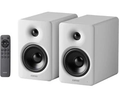 Kompiuterio kolonėlės Edifier lentyniniai garsiakalbiai 100 W Bluetooth 6.0 HDMI eARC AUX USB-C MDF balti M90