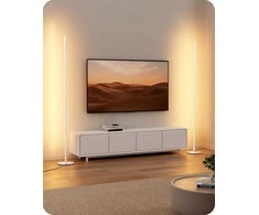EDISHINE LED pastatoma lempa, 15 W, reguliuojamas šviesumas, balta, metalinė, TF0514, 2 vnt.
