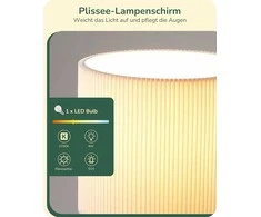 EDISHINE stalinė lempa, E14 lizdas, 4 W LED lemputė, kreminės baltos spalvos, 2700 K, metalinis pagrindas, 17 x 16 x 16 cm