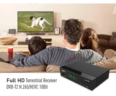 Edision DVB-T2 televizijos priedėlis PICCO T265, Full HD, USB, HDMI, SCART, H.265/HEVC
