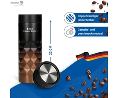 elasto PROMOTION FOR LIFE termopuodelis 450 ml iš nerūdijančiojo plieno su sandariu dangteliu