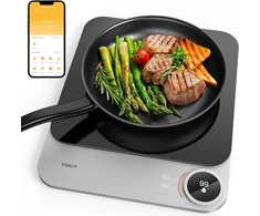 Elektrinė krosnelė TOKIT nešiojama indukcinė viryklė, 2100 W, 99 temperatūros lygiai, juoda, TCL02M-3A