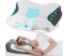 Elviros CPAP pagalvė su atminties putomis, reguliuojamo aukščio ir kietumo, ELV10102WHDG004