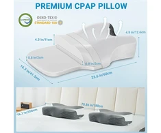 Elviros CPAP pagalvė su atminties putomis, reguliuojamo aukščio ir kietumo, ELV10102WHDG004