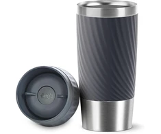 Emsa Easy Twist kelioninis termopuodelis 360 ml, grafito spalvos, N2011500