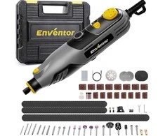 Enventor 130 W daugiafunkcis mini rotacinis įrankis, 6 greičiai, 206 priedai, DM-130 l