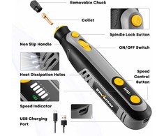 Enventor akumuliatorinis daugiafunkcis mini suktuvas 8 V, 5 greičiai, 30000 aps./min., USB įkrovimas, Q0M-DC-8M
