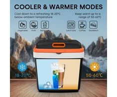 Enventor automobilinis kelioninis šaldytuvas su šaldymo ir šildymo funkcijomis, 33 l, 12 V / 230 V, ECO režimas, JY-B-33 l