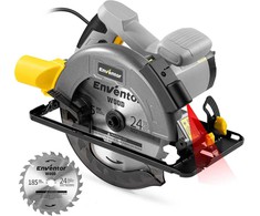 Enventor elektrinis diskinis pjūklas 1400 W su lazerine linija, 6000 aps./min.., pjovimo gylis 62 mm, SGCS1400