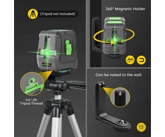 Enventor kryžminis linijinis lazeris su žaliu spinduliu 25 m, IP54, EN011G