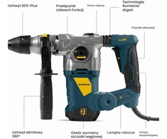 Enventor smūginis perforatorius SDS-Plus 1500 W, 6 J, Z1C-HW01-3288EP
