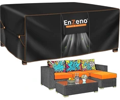 Enzeno sodo baldų uždangalas 220 x 220 x 90 cm, atsparus vandeniui, 420D Oxford