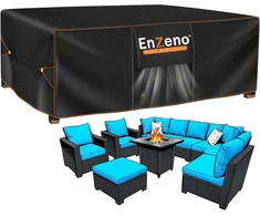 Enzeno sodo baldų uždangalas 250 x 210 x 90 cm, neperšlampamas, su ventiliacija