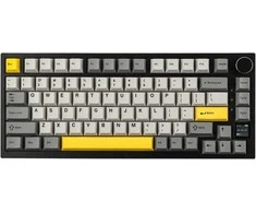 EPOMAKER Ajazz AK820 Pro bevielė mechaninė klaviatūra, RGB, TFT ekranas, pilka