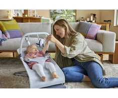 ERGOBABY gultukas EVOLVE 3 in 1, šviesiai pilkos spalvos, EVLBNCLTGRY