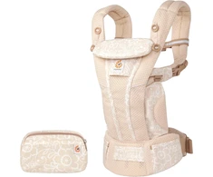 Ergobaby kūdikio nešioklė Omni Breeze SoftFlex tinklelis, 4 padėtys, 3,2–20,4kg, BCZ360PCRMFLRDAD