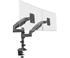 Ergosolid dvigubas monitorių laikiklis su dujine spyruokle 17–27 col. H180G
