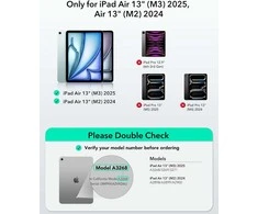 ESR Shift klaviatūros dėklas iPad Air 13" (M3/M2) 2025/2024, Bluetooth, apšviesta, pilka