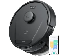 eufy dulkių siurblys robotas su grindų plovimo funkcija, 5000 Pa, lazerinė iPath navigacija, L60 Hybrid