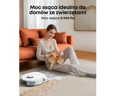 Eufy dulkių siurblys robotas su MopMaster 2.0, 8000 Pa siurbimo galia, automatinis ištuštinimas, T2351