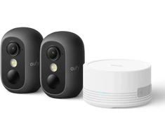 eufy lauko belaidžių vaizdo kamerų rinkinys 2 vnt., 1080p Wi-Fi IP67 T8110