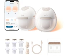 eufy nešiojamas elektrinis šildomas pientraukis E20 T6060, 150 ml, 300 mmHg
