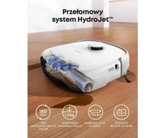 eufy robotas dulkių siurblys, 20000 Pa siurbimo galia, HydroJet sistema, DuoSpiral šepetėliai, T2353