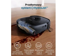 eufy robotas dulkių siurblys E28 Omni HydroJet su plovimu, 20 000 Pa, T2352