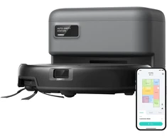 eufy robotas dulkių siurblys su automatine ištuštinimo stotele 4000 Pa T2292