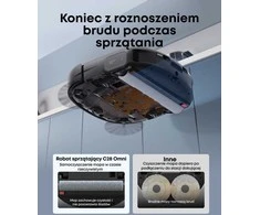 eufy robotas dulkių siurblys su mopavimo funkcija, 15000 Pa siurbimo galia, stotelė Omni 5 viename, T211A
