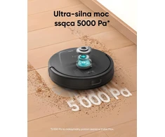 eufy robotinis dulkių siurblys L60 su 5000 Pa siurbimo galia, lazerinė navigacija, HEPA filtras, valdymas programėle